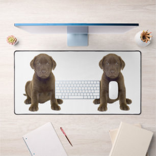 Chocolate Lab Puppy Desk Mat