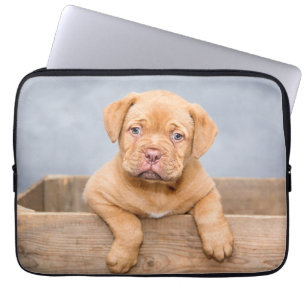 Chocolate Lab Puppy Dog Brown Labrador Retriever Laptop Sleeve