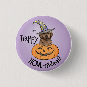 Chocolate Lab Witch 3 Cm Round Badge