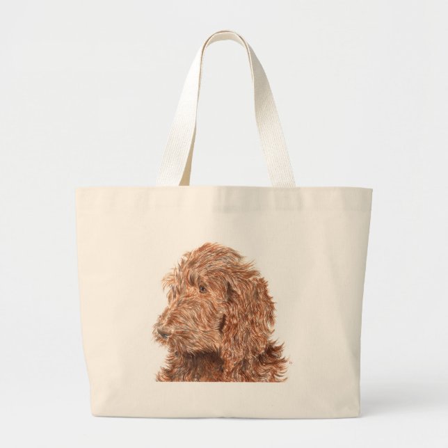 Chocolate Labradoodle #2 Bag (Front)