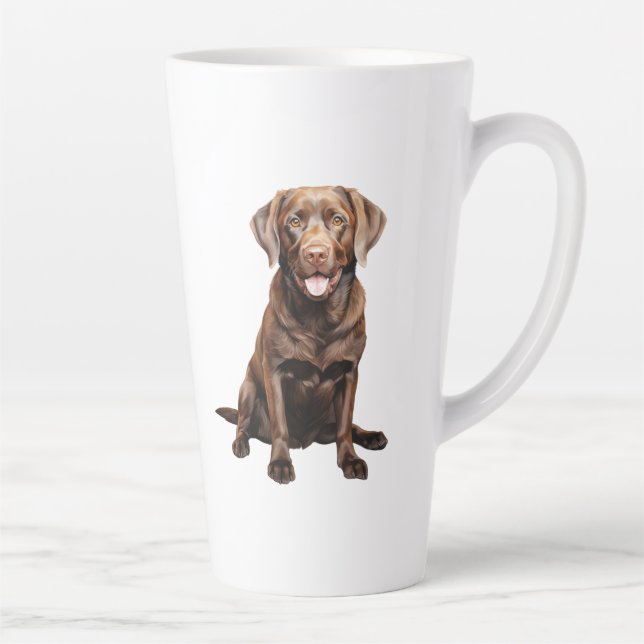 Chocolate Labrador Coffee Mug (Right)