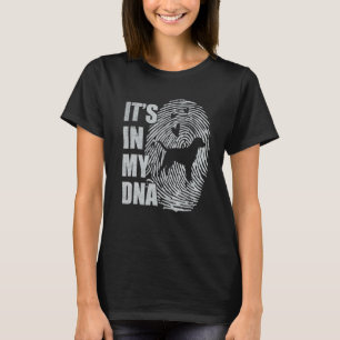 Chocolate Labrador DNA Dog Mom Dad Dog T-Shirt