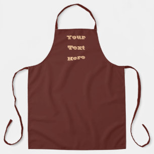 Chocolate Labrador Dog Fur Brown Solid Colour Apron