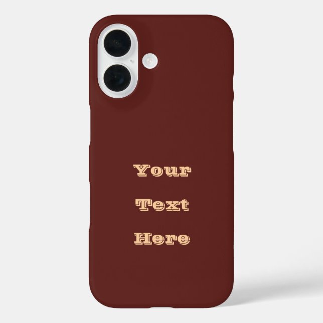 Chocolate Labrador Dog Fur Brown Solid Colour Case-Mate iPhone Case (Back)