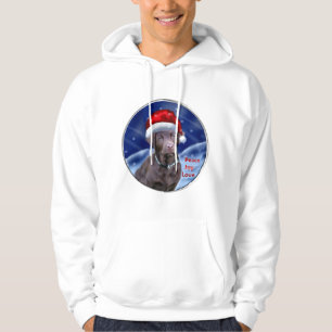 Chocolate Labrador Retriever Christmas Gifts Hoodie