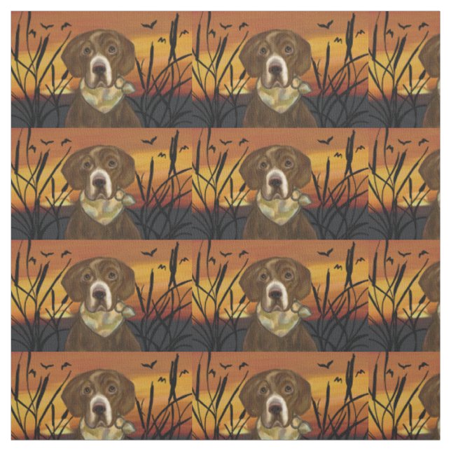CHOCOLATE LABRADOR RETRIEVER FABRIC (Swatch)