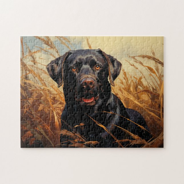 Chocolate Labrador Retriever Jigsaw Puzzle (Horizontal)