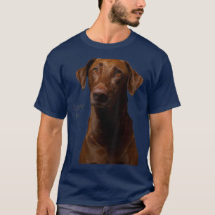 Chocolate Labrador Retriever  Lab Tee Dog Mom Dad 