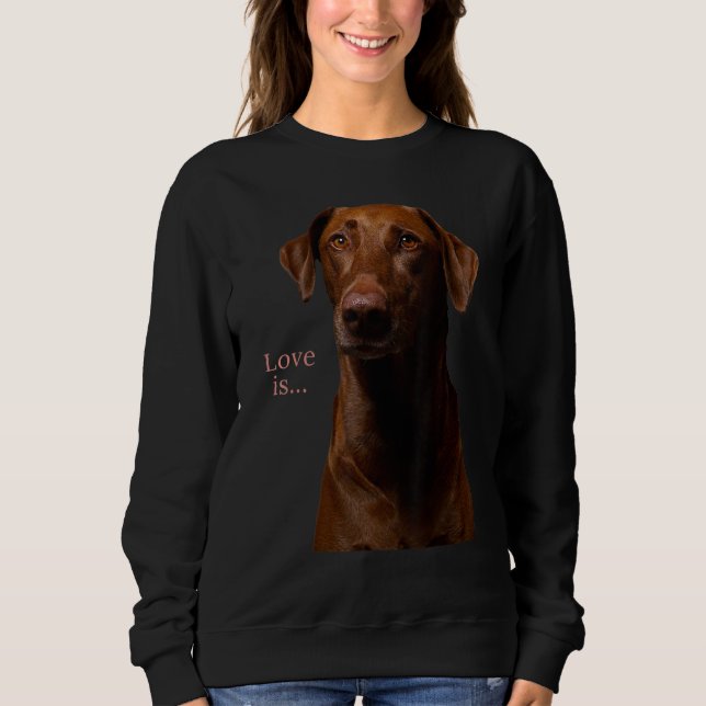 Chocolate Labrador Retriever  Lab Tee Dog Mum Dad  (Front)
