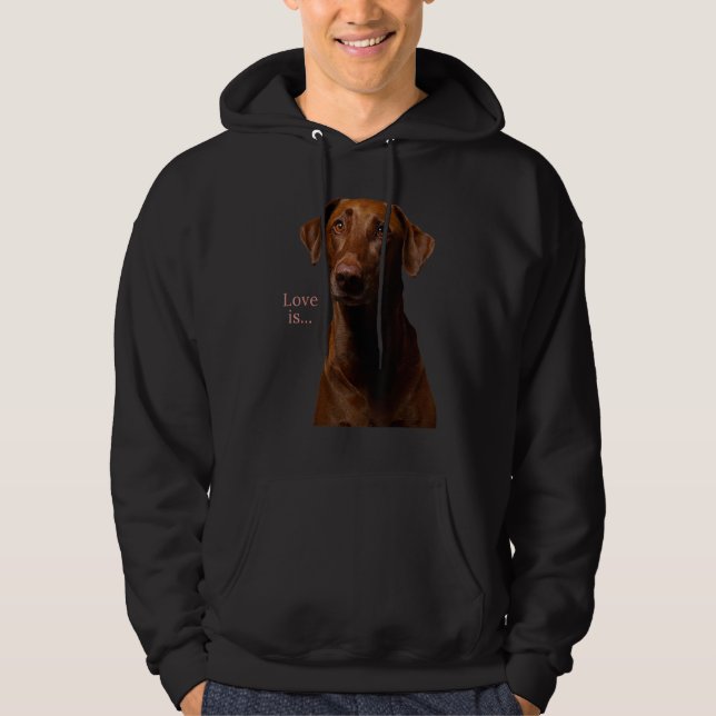 Chocolate Labrador Retriever  Lab Tee Dog Mum Dad  (Front)