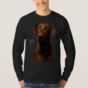 Chocolate Labrador Retriever Lab Tee Dog Mum Dad