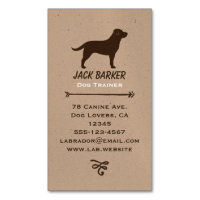 Chocolate Labrador Retriever Silhouette