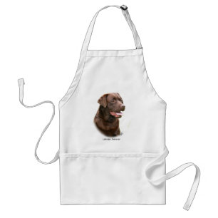 Chocolate Labrador Retriever Standard Apron