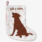Chocolate Labrador Retriever Stocking
