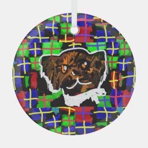 chocolate Labrador Style Air Freshener Hitch Cover Glass Tree Decoration