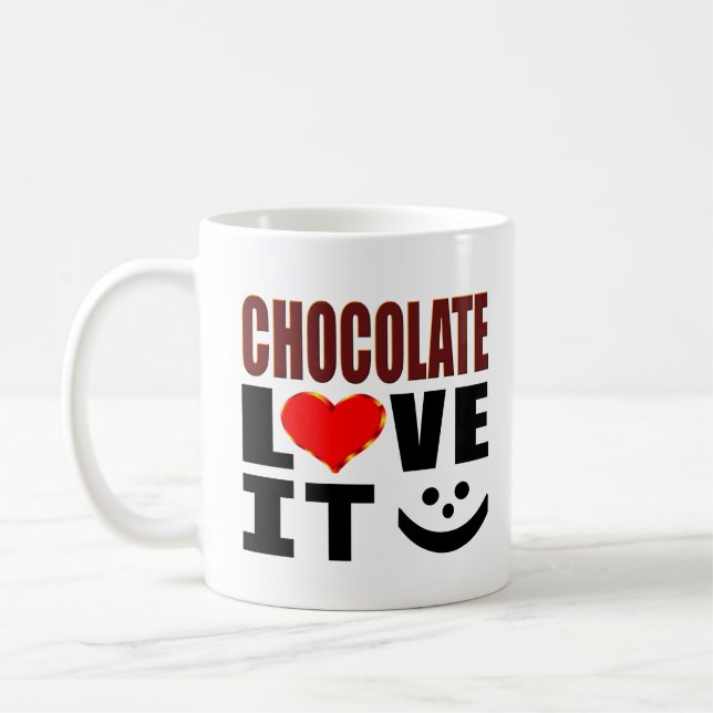 Chocolate Love It Coffee Mug (Left)