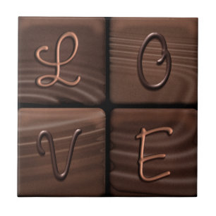 CHOCOLATE LOVE TILE POPULAR GIFT