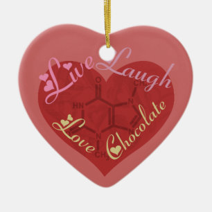 Chocolate Love Valentine Ornament