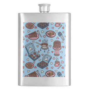 Chocolate lover cute hip flask