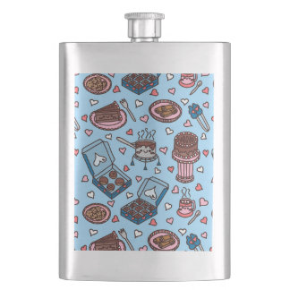 Chocolate lover cute hip flask