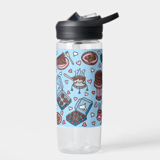 Chocolate lover cute water bottle