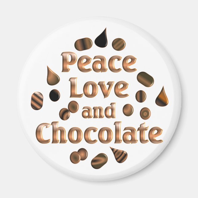 Chocolate Lover Magnet (Front)