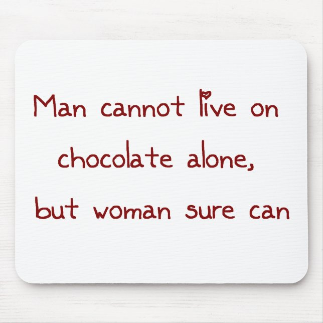Chocolate Lover Mouse Pad (Front)