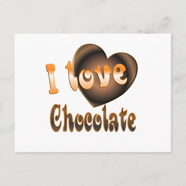 Chocolate Lover Postcard (Front)