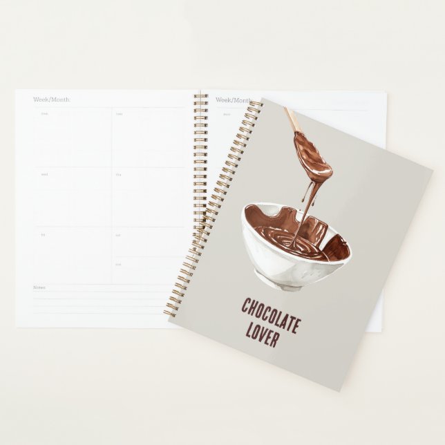 Chocolate Lover Spoon Bowl Planner (Display)