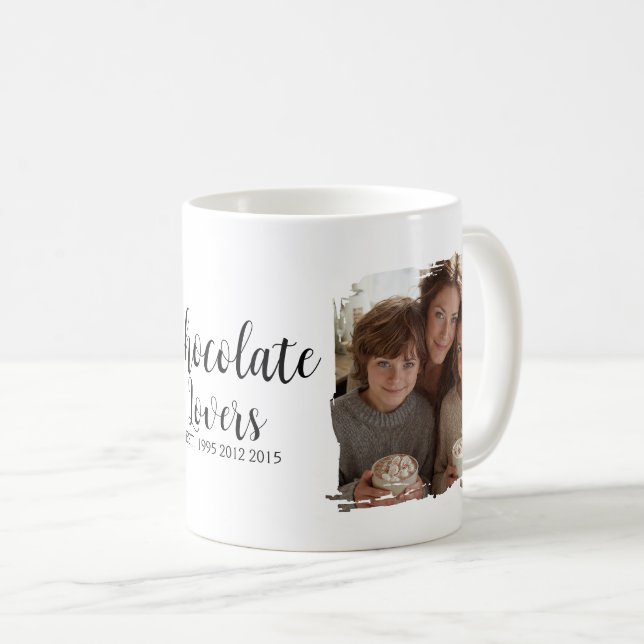 Chocolate Lovers Established Photos Coffee Mug (Front Right)