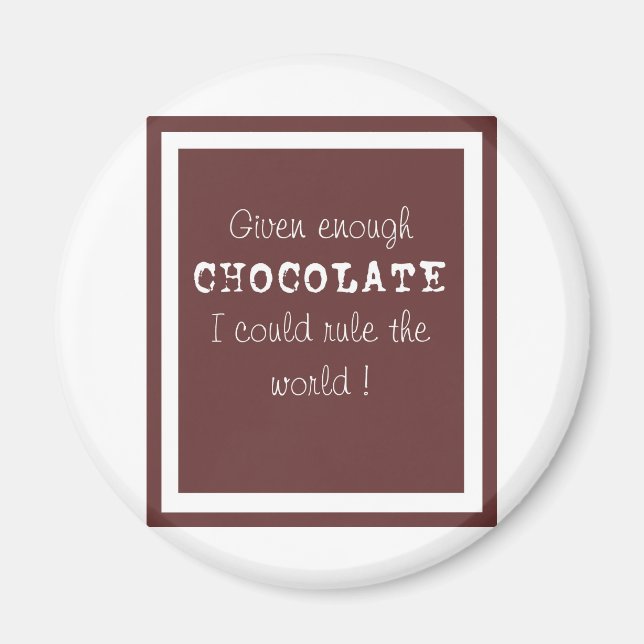 chocolate magnet (Front)