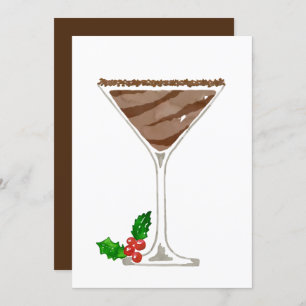 Chocolate Martini Invitations