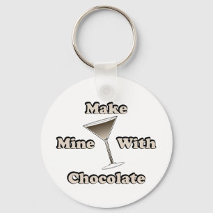 Chocolate Martini Key Ring
