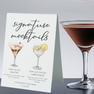 Chocolate Martini Lemon Drop Dessert Mocktails