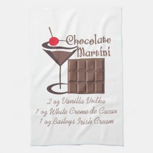 Chocolate Martini Tea Towel