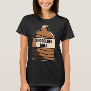 Chocolate Milk Costume Food Eater Graphic T-Shirt