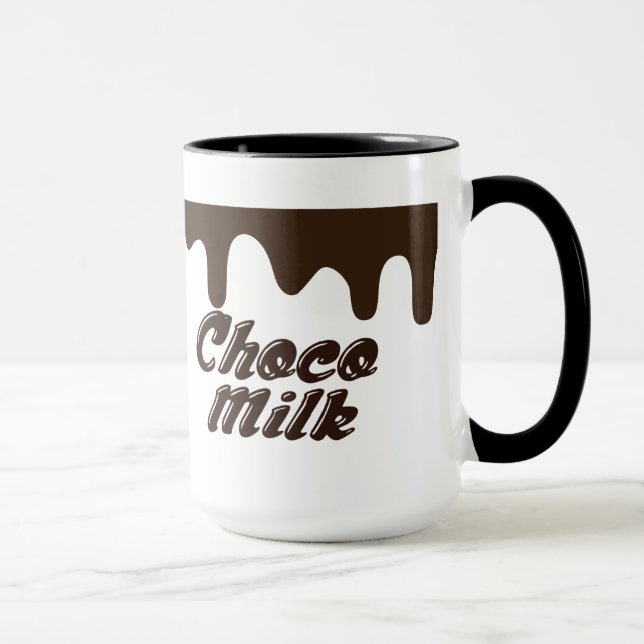 Chocolate milk design Mug (Right)
