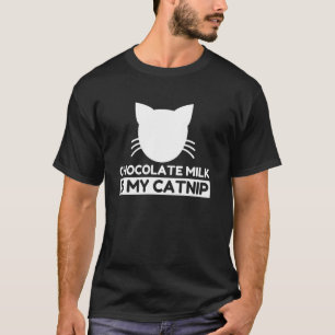 Chocolate milk Lover Funny Cute Cat Gifts T-Shirt