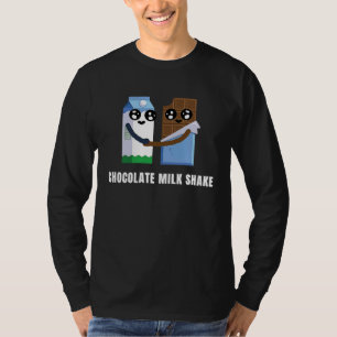 Chocolate Milk Shake Food Eater Graphic T-Shirt