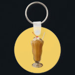 Chocolate Milkshake Key Ring<br><div class="desc">A retro diner and soda shop classic,  these t-shirts and other items have an image of a chocolate milkshake.</div>