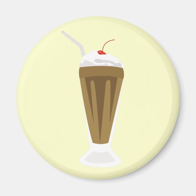 Chocolate Milkshake Magnet (Front)