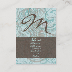 Chocolate Mint Chubby Business Card