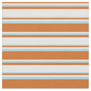 Chocolate, Mint Cream, and Light Blue Coloured Fabric