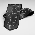 Chocolate Molecule Chemistry Lovers Tie<br><div class="desc">Elevate your style with our Chocolate Molecule Chemistry Lover's Neck Tie - the perfect accessory for science enthusiasts! This tasteful tie features the molecular structure of everyone's favourite treat, chocolate. Whether you're a chemist, a chocolatier, or simply have a sweet tooth, this tie is a conversation starter. Crafted with care,...</div>