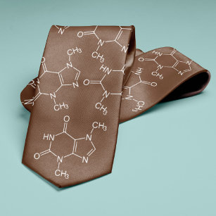 Chocolate Molecule Chemistry Lovers Tie