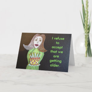 Chocolate, money, diamonds…now THAT I can accept Card