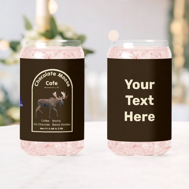 Chocolate Moose Cafe Can Glass (Insitu (Wedding))