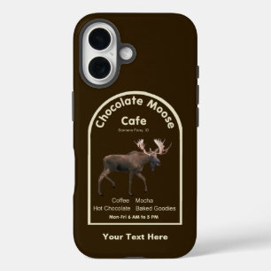 Chocolate Moose Cafe iPhone 16 Case