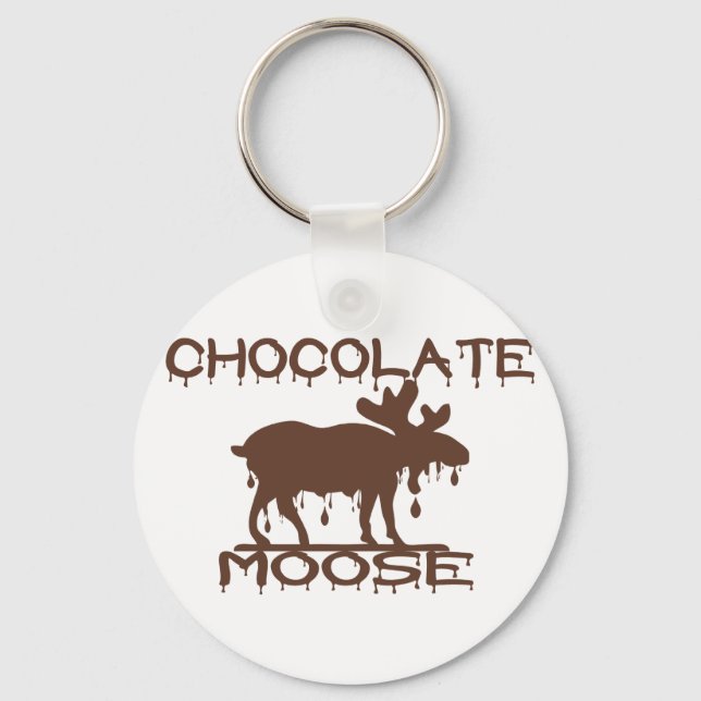 Chocolate Moose Key Ring (Front)