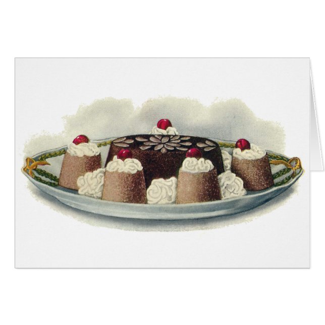 Chocolate Mould Vintage Dessert (Front Horizontal)